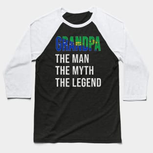 Grand Father Christmas Islanders Grandpa The Man The Myth The Legend - Gift for Christmas Islanders Dad With Roots From  Christmas Island Baseball T-Shirt